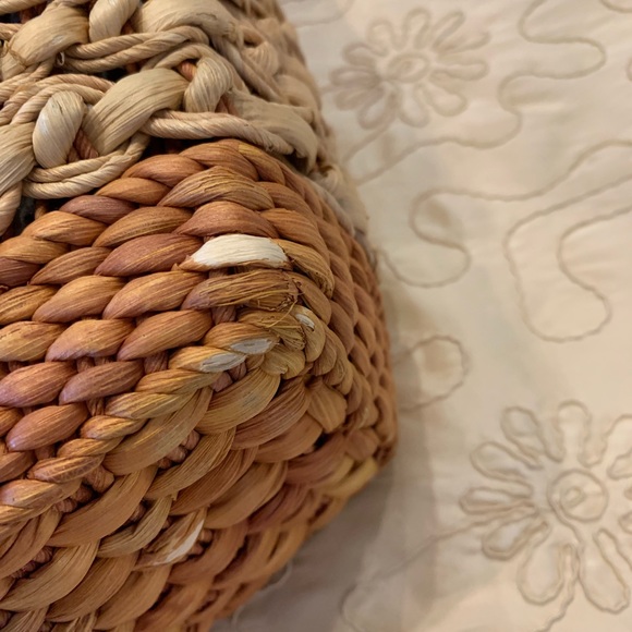 Brighton straw & leather bag - Picture 8 of 8